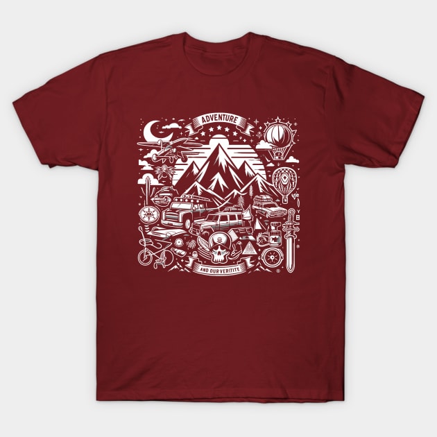 Outdoor adventure activity T-Shirt by grappict